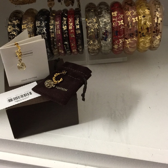 LOUIS VUITTON inclusion drop earrings ❤️ - Picture 4 of 6